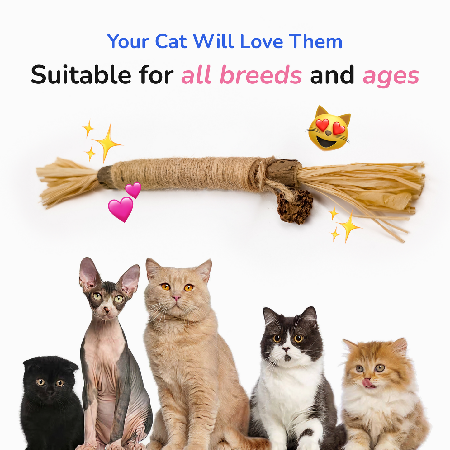 Feline Fresh Silvervine Dental Chew Sticks - PlushyPaws ∙ Pet Care Essentials